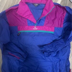 Sierra Sport Magenta and Blue Windbreaker